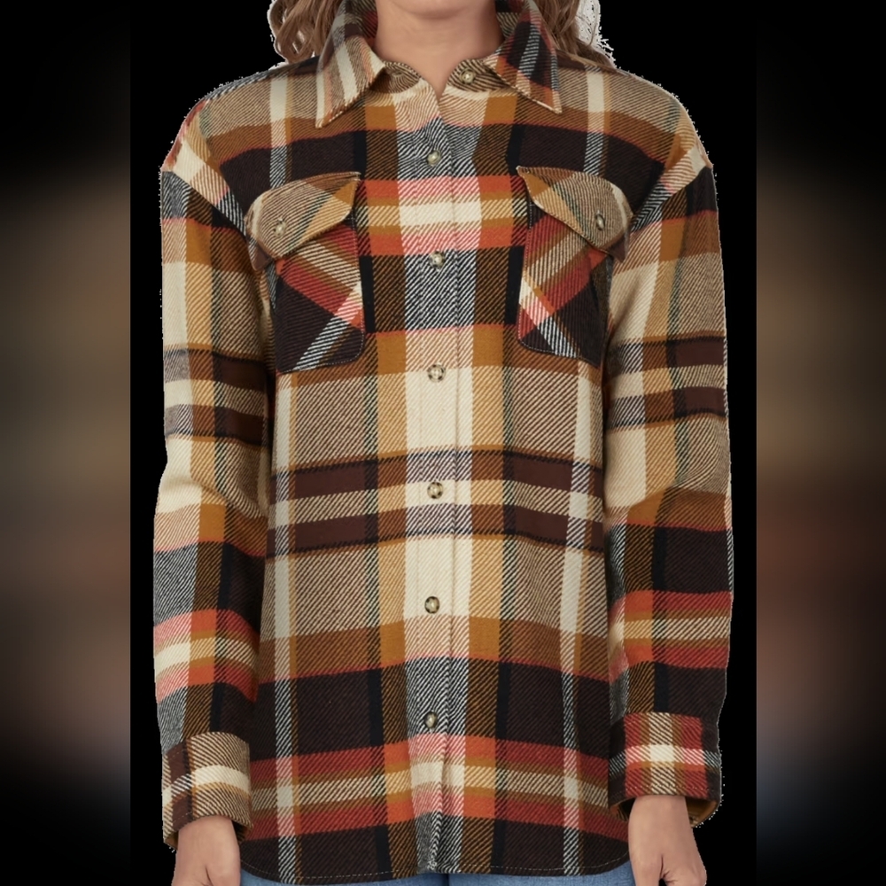 Natural Reflections Fireside Flannel Shacket - image 2